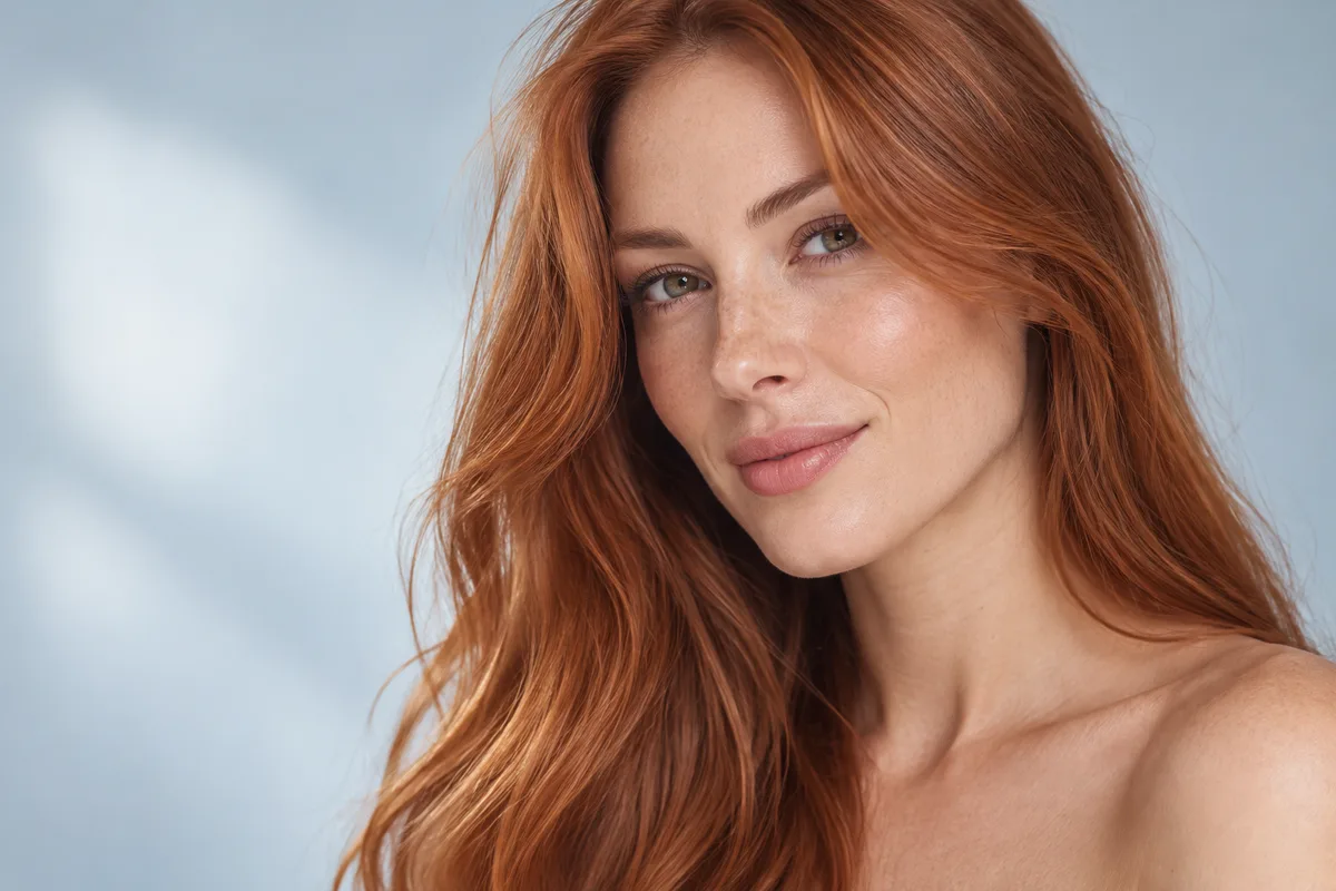 Donna con capelli rossi, immagine dedicata alla tecnologia Ashley